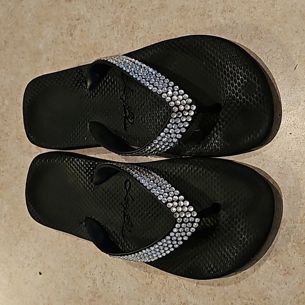 real Swarovski Crystal Flipflops